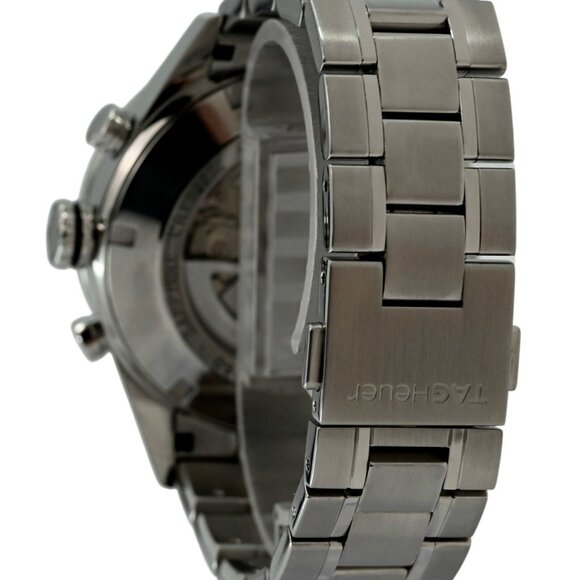 Tag Heuer 43mm Men's Carrera Automatic White Chrono Cal. 16 Watch - Picture 7 of 9